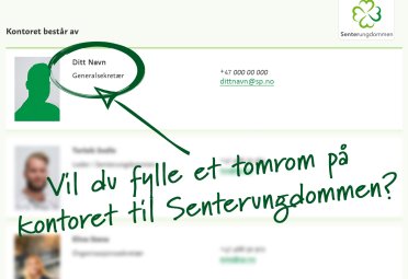 Vi søker ny generalsekretær - Er du den vi ser etter? Vi søker ny generalsekretær - Er du den vi ser etter?