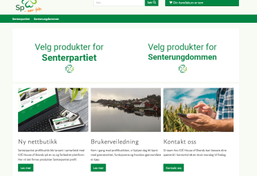 Ny nettbutikk og ny leverandør Ny nettbutikk og ny leverandør