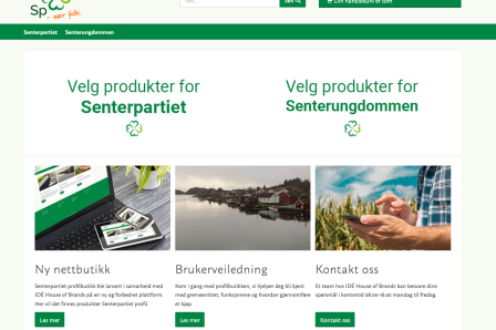 Ny nettbutikk og ny leverandør Ny nettbutikk og ny leverandør
