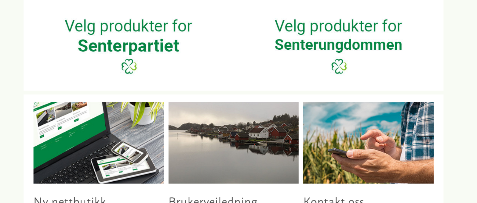 Ny nettbutikk og ny leverandør