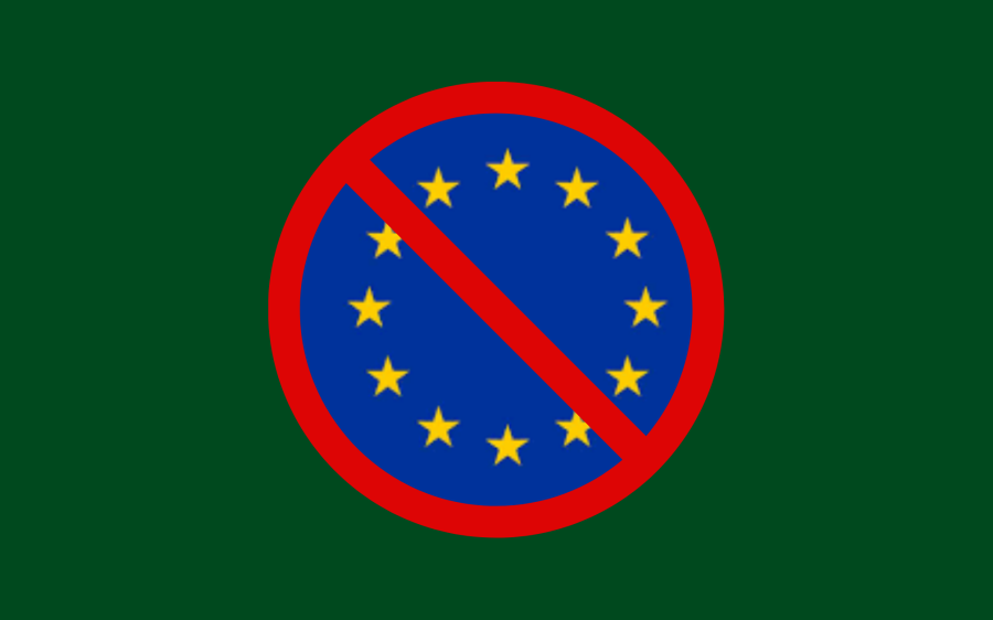 Nei til EU nettsidegrafikk